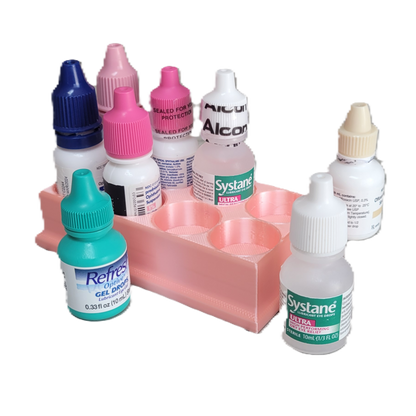 Znet3D Eye Drop Bottles Organizer & Storage – 8-Slot Holder