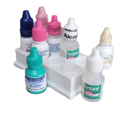 Znet3D Eye Drop Bottles Organizer & Storage – 8-Slot Holder