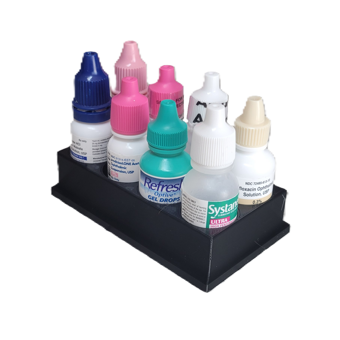 Znet3D Eye Drop Bottles Organizer & Storage – 8-Slot Holder
