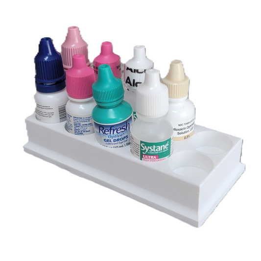 Znet3D Eye Drop Bottles Organizer & Storage – 10-Slot Holder