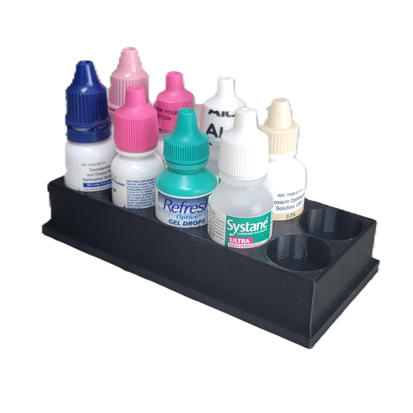 Znet3D Eye Drop Bottles Organizer & Storage – 10-Slot Holder