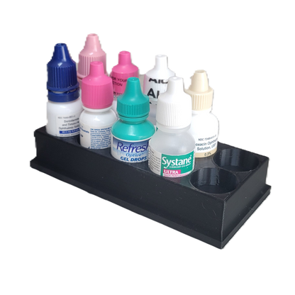 Znet3D Eye Drop Bottles Organizer & Storage – 10-Slot Holder