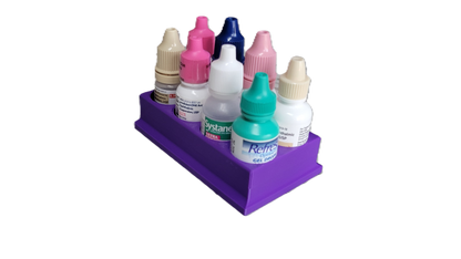 Znet3D Eye Drop Bottles Organizer & Storage – 8-Slot Holder