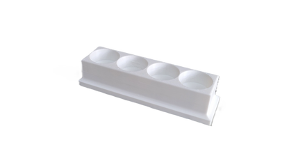 Eye Drop Bottle Organizer Tray – 4-Slot Holder for Eye Drops Compact Storage Rack Made in USA by Znet3D