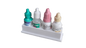 Eye Drop Bottle Organizer Tray – 4-Slot Holder for Eye Drops Compact Storage Rack Made in USA by Znet3D