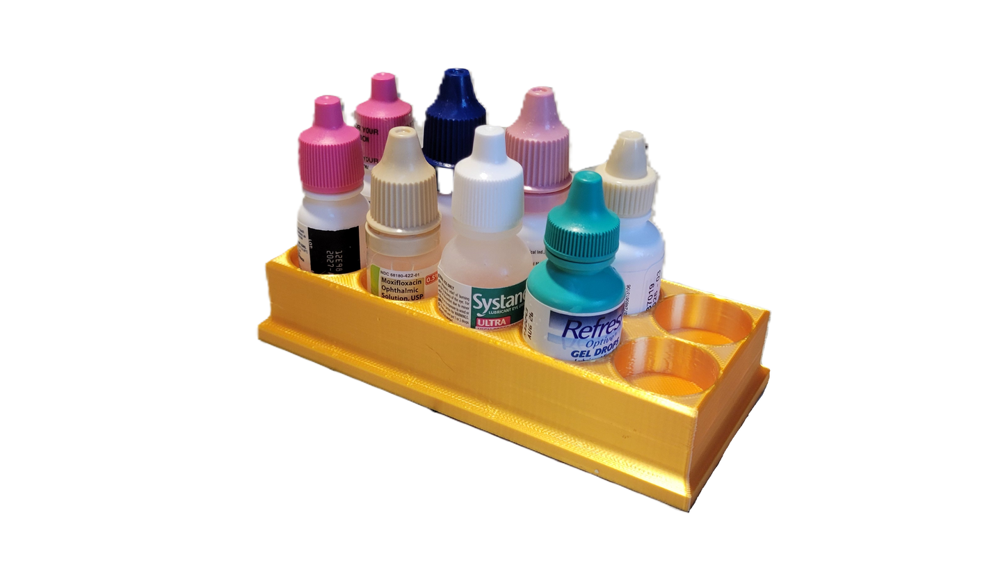 Znet3D Eye Drop Bottles Organizer & Storage – 10-Slot Holder