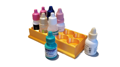 Znet3D Eye Drop Bottles Organizer & Storage – 10-Slot Holder