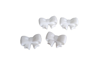 Znet3D Bow Magnets – Strong and Cute Refrigerator Magnets – 1.5 x 1.25 Inches – Perfect for Home, Office, or Classroom – Adorable and Functional Décor – 4 Pack (Black)