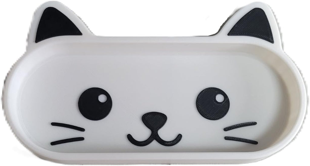 Znet3D Home Cat Eyeglasses Holder Tray for Nightstand, Desk or Dresser