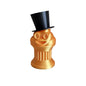 Znet3D Mini Gentlemen Poop Emoji Trophy – Elegant Black Top Hat on Poop Emoji Trophy – Add Sophistication & Humor to Your Event – Perfect for Honoring Winners or Losers