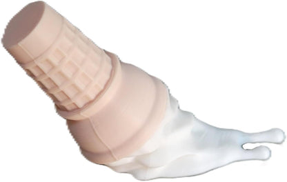 Melting Ice Cream Cone Fridge Magnets – Set of 3 (Vanilla, Chocolate, Strawberry) Strong Decorative Magnets with Dual 10x2mm Neodymium Holders Fun Kitchen & Office Décor