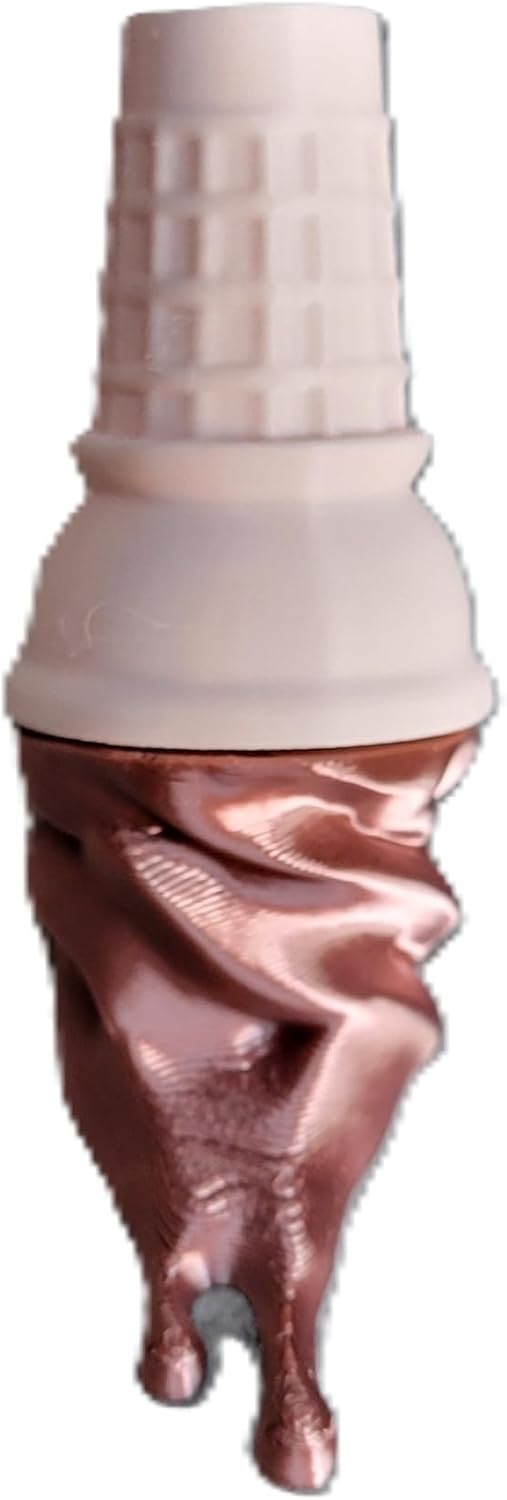 Melting Ice Cream Cone Fridge Magnets – Set of 3 (Vanilla, Chocolate, Strawberry) Strong Decorative Magnets with Dual 10x2mm Neodymium Holders Fun Kitchen & Office Décor