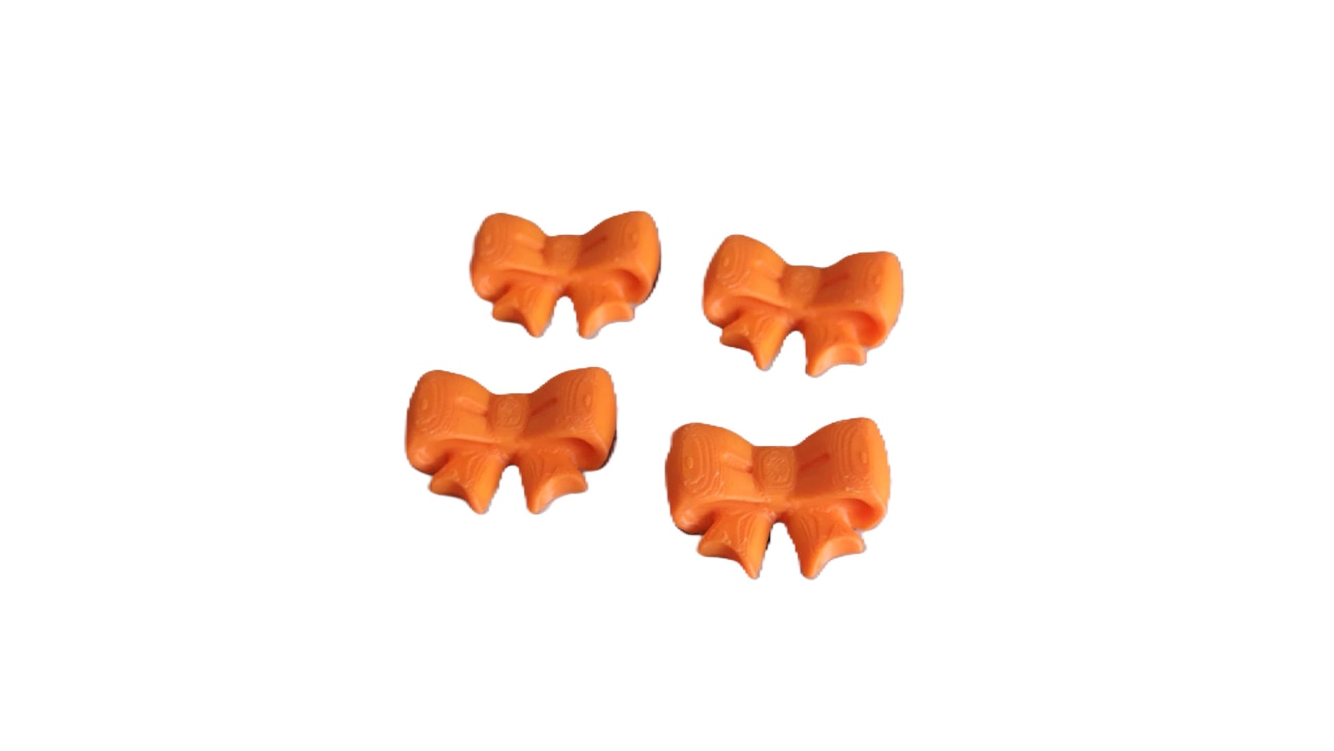 Znet3D Bow Magnets – Strong and Cute Refrigerator Magnets – 1.5 x 1.25 Inches – Perfect for Home, Office, or Classroom – Adorable and Functional Décor – 4 Pack (Black)