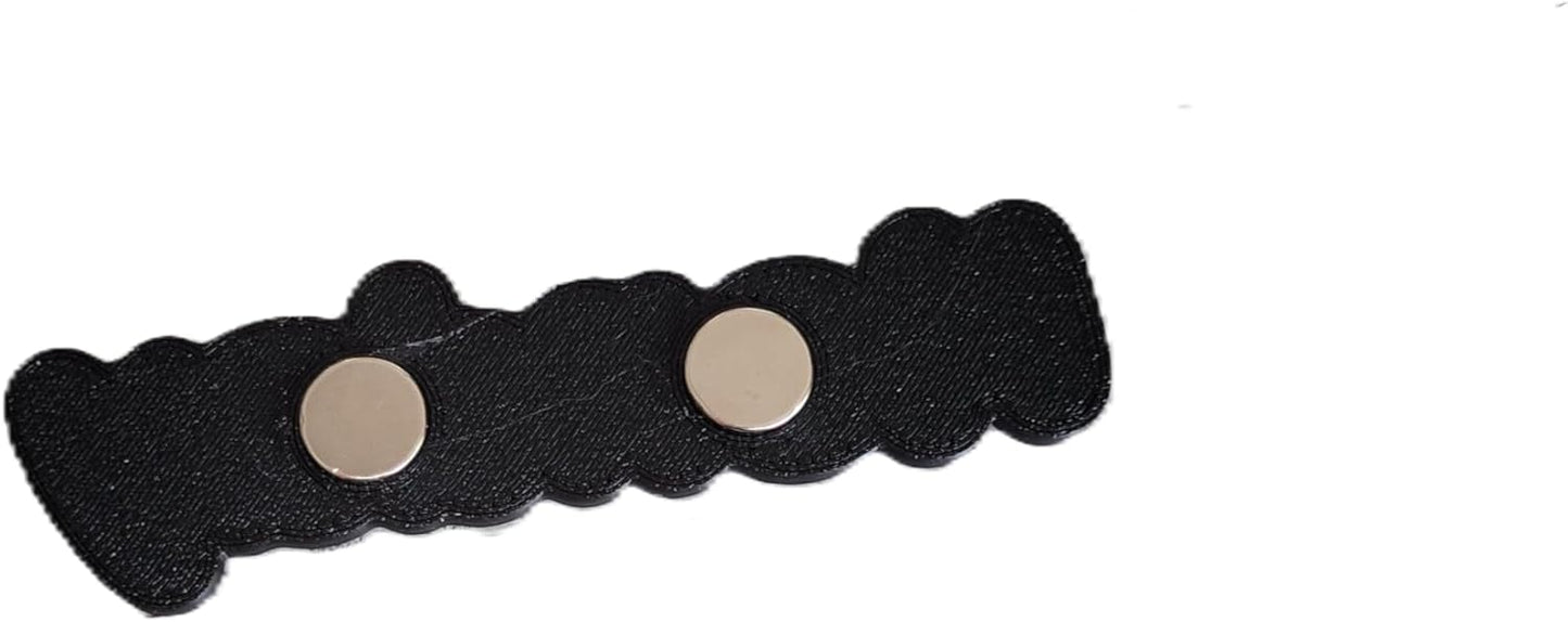 Znet3D Days of The Week Magnets – Dual-Color Black/White & White/Black – 2 Strong 10x2mm Neodymium – Custom Color Options – Durable Labels for Planners, Boards & Organizers (Black/White)