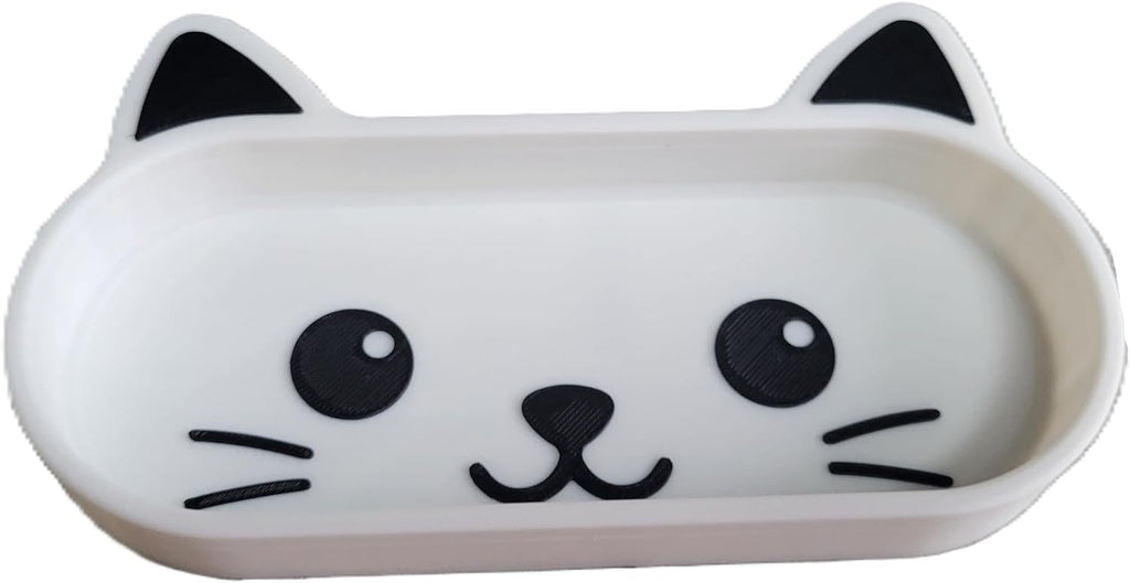 Znet3D Home Cat Eyeglasses Holder Tray for Nightstand, Desk or Dresser