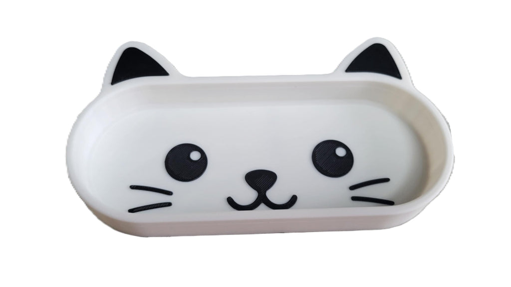 Znet3D Home Cat Eyeglasses Holder Tray for Nightstand, Desk or Dresser