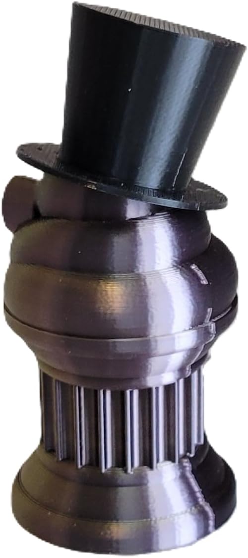 Znet3D Mini Gentlemen Poop Emoji Trophy – Elegant Black Top Hat on Poop Emoji Trophy – Add Sophistication & Humor to Your Event – Perfect for Honoring Winners or Losers