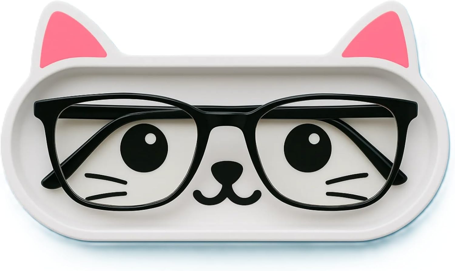 Znet3D Animal Eyeglasses Holder Tray – Cute Glasses Organizer Stand for Desk, Nightstand & Countertop – Cute Designs