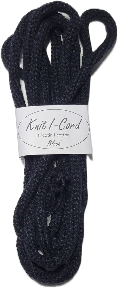 Handmade Cotton Knit I-Cord Rope – Tricotin Decorative Cord for Crafting & Name Signs by Znet3D (Sold by The Yard) (Aqua, 1)