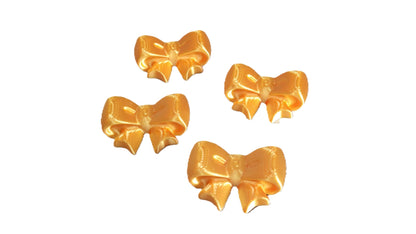 Znet3D Bow Magnets – Strong and Cute Refrigerator Magnets – 1.5 x 1.25 Inches – Perfect for Home, Office, or Classroom – Adorable and Functional Décor – 4 Pack (Black)