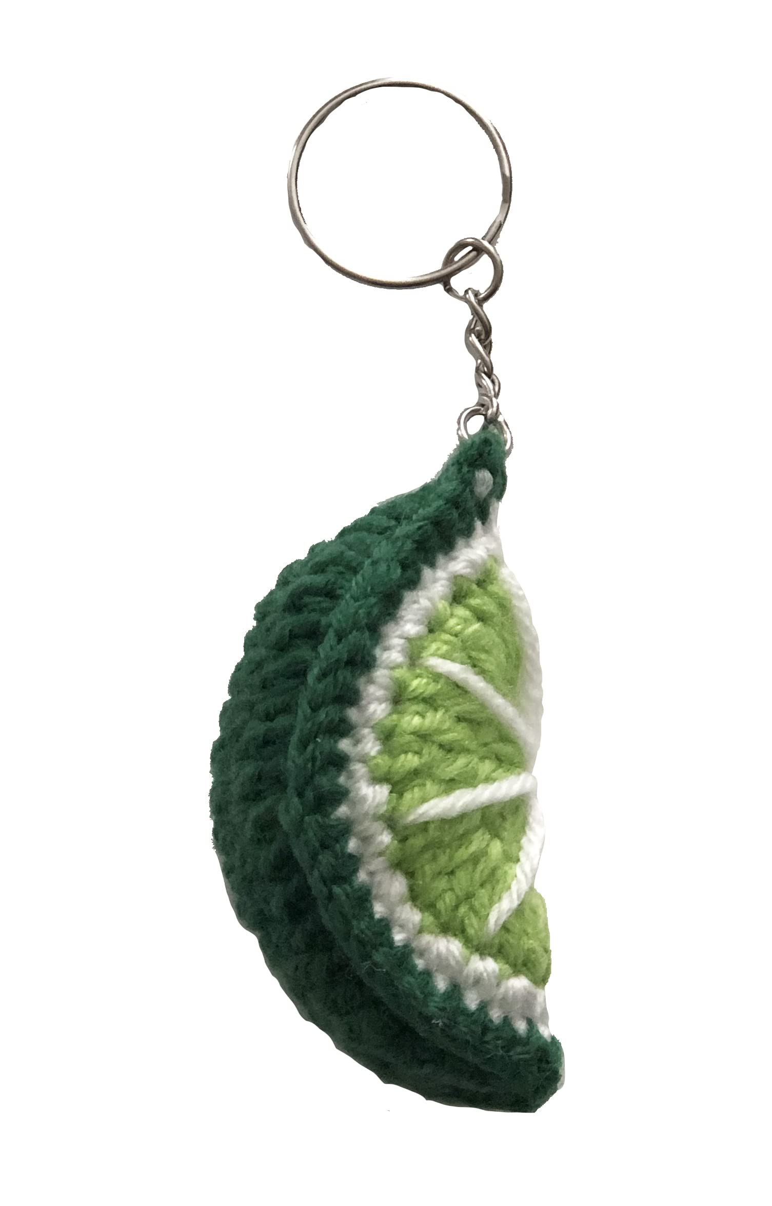 Znet3D Crochet Plush Keychain - Strawberry, Cherry, Watermelon, Kiwi, Orange, Lime - Handmade Keychain Accessory Amigurumi