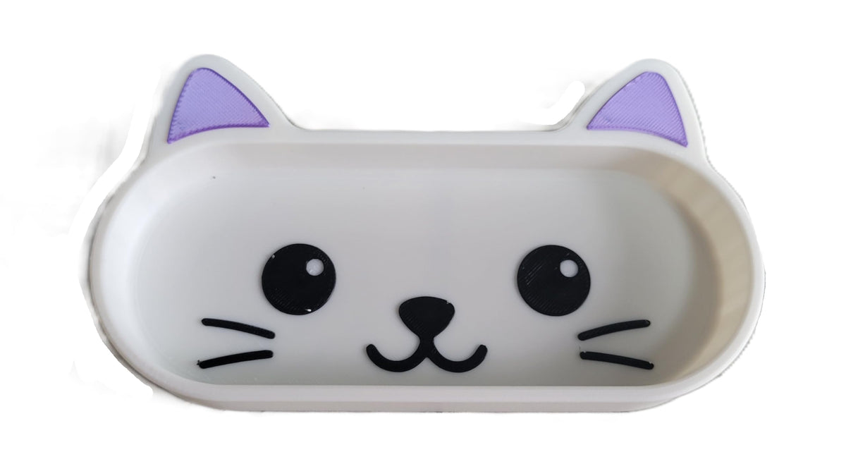 Znet3D Home Cat Eyeglasses Holder Tray for Nightstand, Desk or Dresser