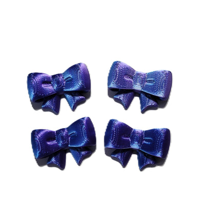 Znet3D Bow Magnets – Strong and Cute Refrigerator Magnets – 1.5 x 1.25 Inches – Perfect for Home, Office, or Classroom – Adorable and Functional Décor – 4 Pack (Black)