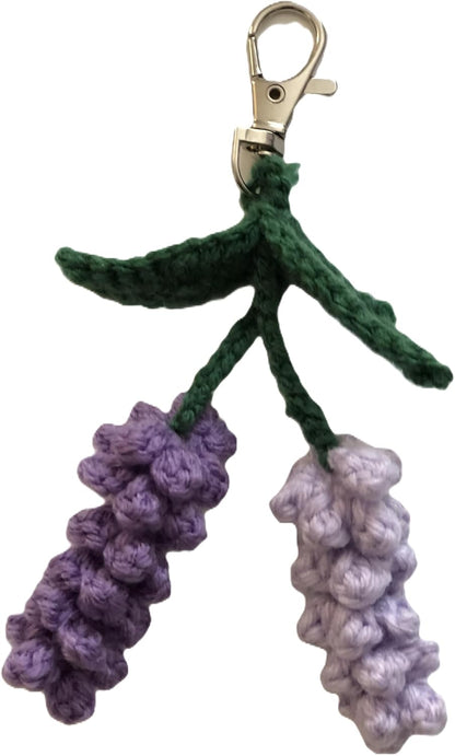 Znet3D Handmade Lavender Keychain – A Delicate Floral Touch