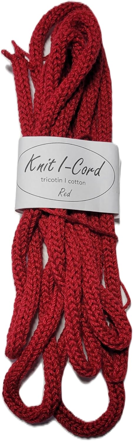 Handmade Cotton Knit I-Cord Rope – Tricotin Decorative Cord for Crafting & Name Signs by Znet3D (Sold by The Yard) (Aqua, 1)