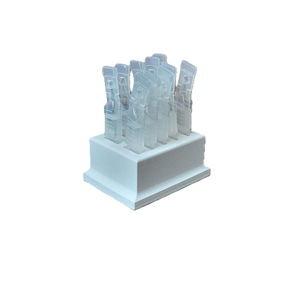 Znet3D Eye Drop Vials Holder & Storage - Single-Use Disposable Eye Drop Vials - Holds 10 Vials - Perfect to store a full package of 10 medicated vials