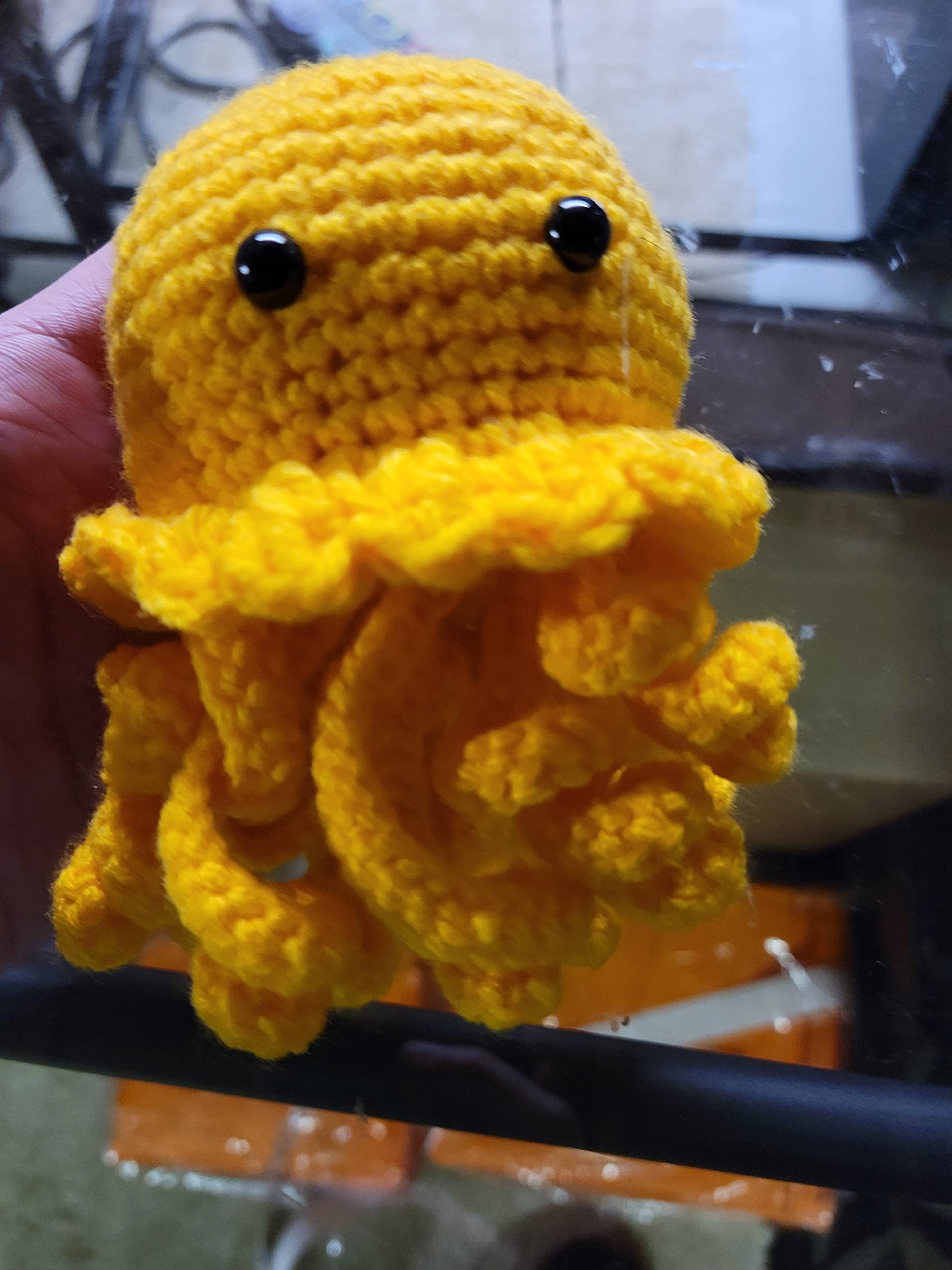 Znet3D Jellyfish Stuffed Plush Toy - Handmade in The USA - Soft and Adorable (Blue)