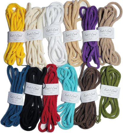 Handmade Cotton Knit I-Cord Rope – Tricotin Decorative Cord for Crafting & Name Signs by Znet3D (Sold by The Yard) (Aqua, 1)