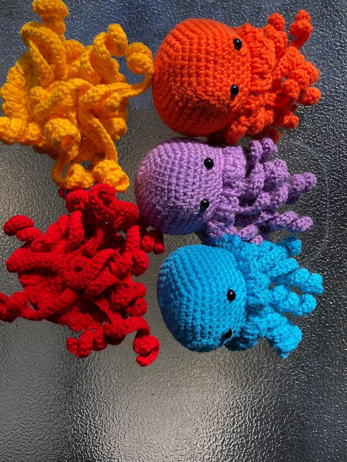 Znet3D Jellyfish Stuffed Plush Toy - Handmade in The USA - Soft and Adorable (Blue)