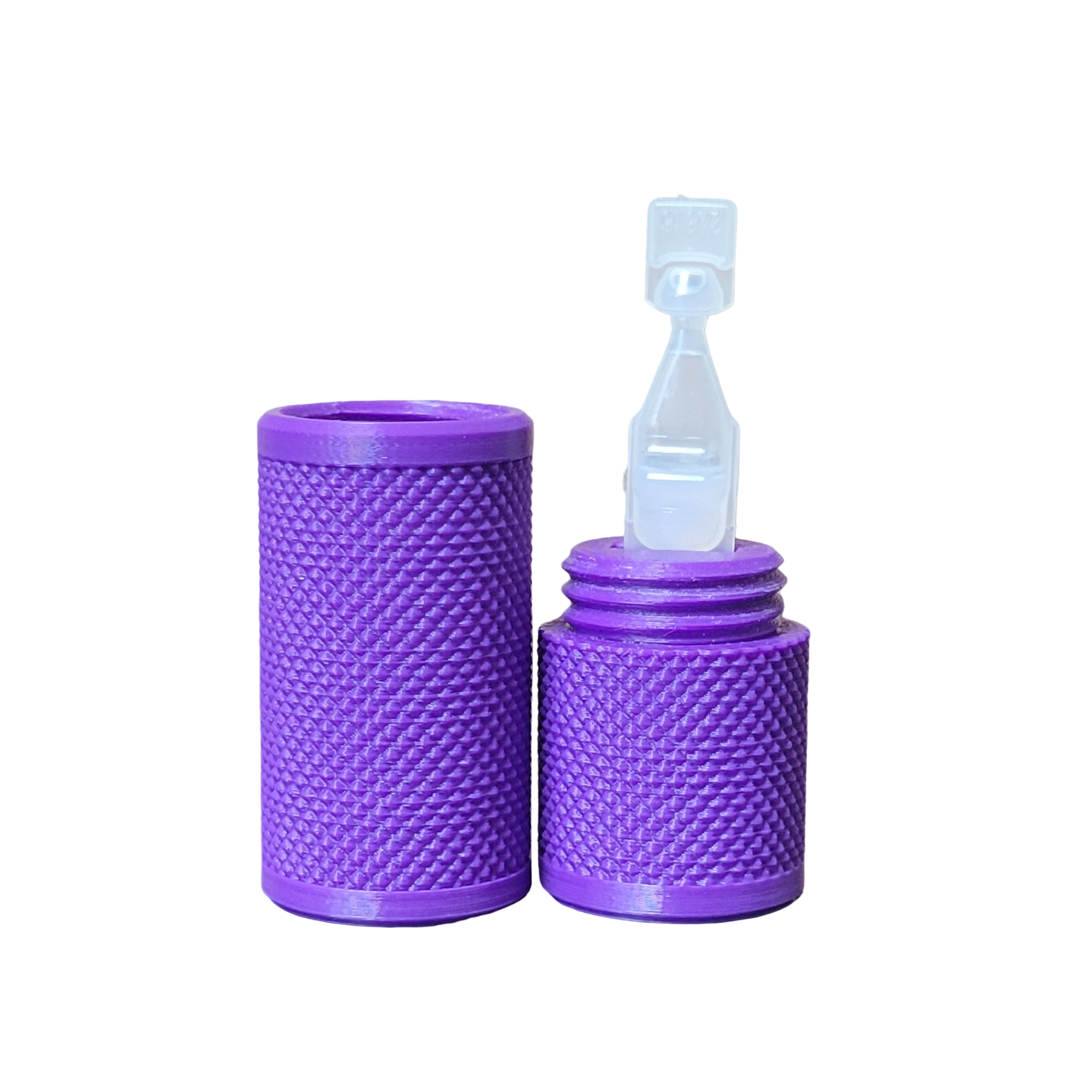 Znet3D Eye Drop Vial Holder & Pocket Carry Case - Holds One (1) Single-Use Eye Drop Vial - Great for caring in pocket, purse/clutch, school bag