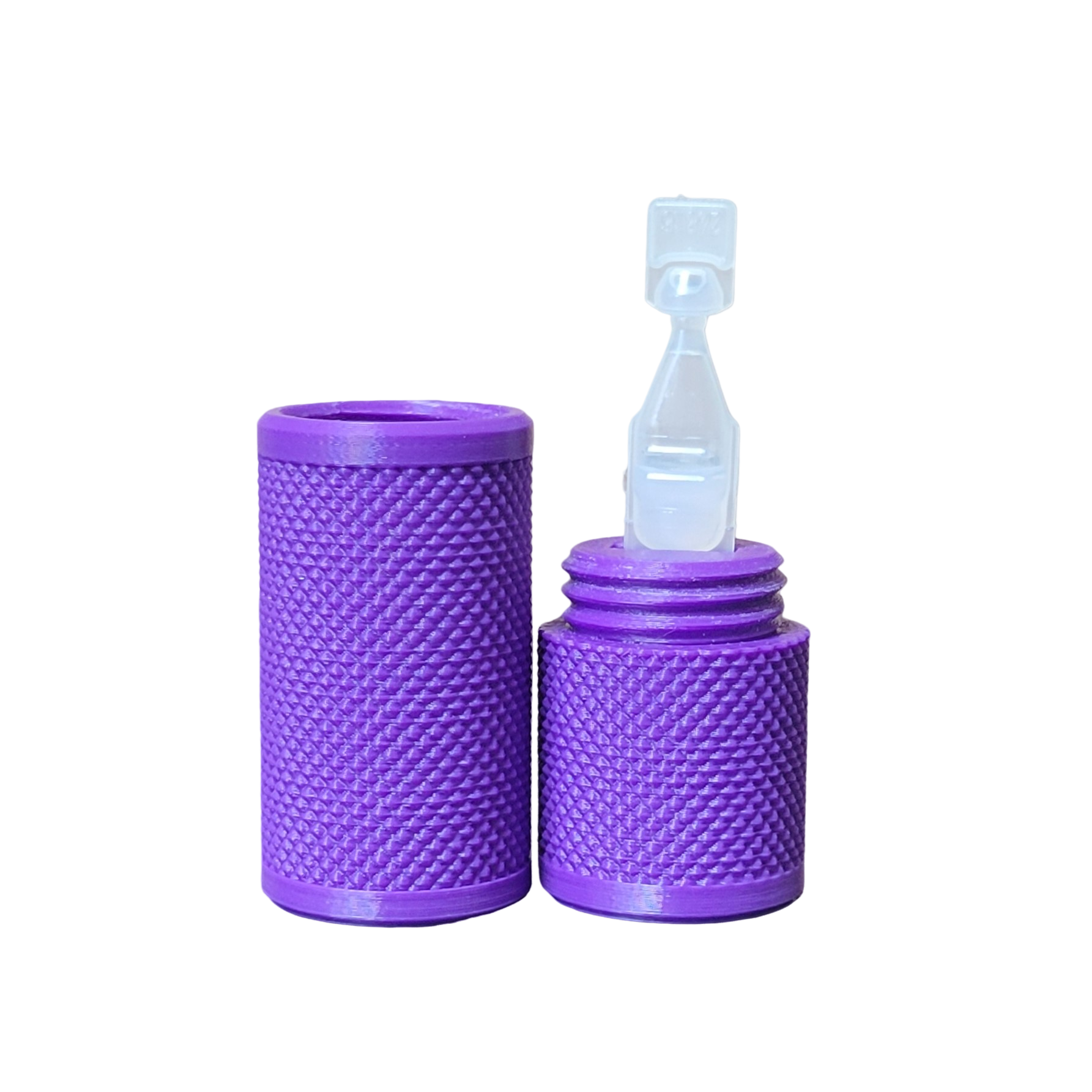 Znet3D Eye Drop Vial Holder & Pocket Carry Case - Holds One (1) Single-Use Eye Drop Vial - Great for caring in pocket, purse/clutch, school bag