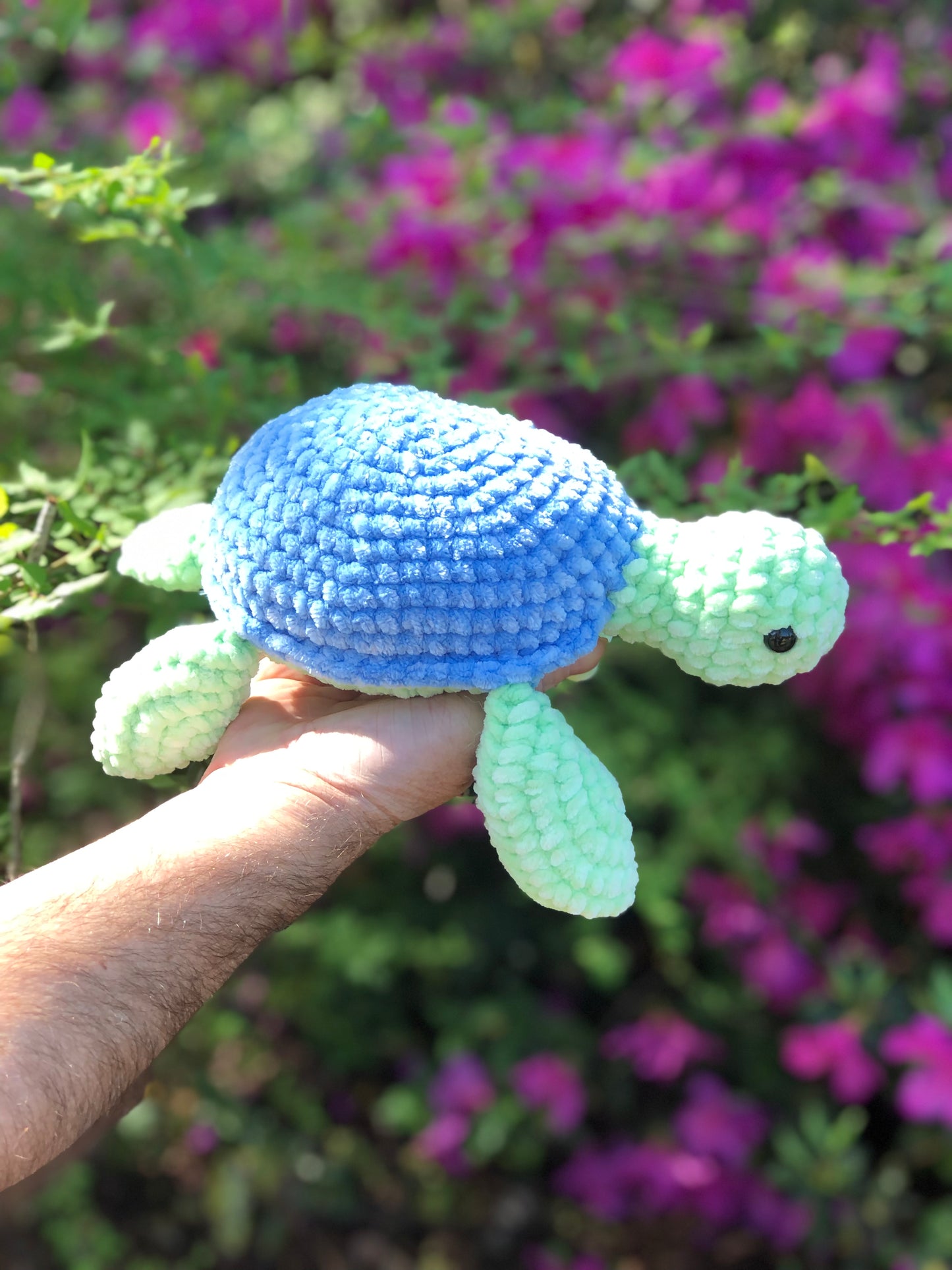 Znet3D Handmade Crochet Plush Turtle – Irresistibly Soft, Adorably Unique & Lovable, Made in the USA