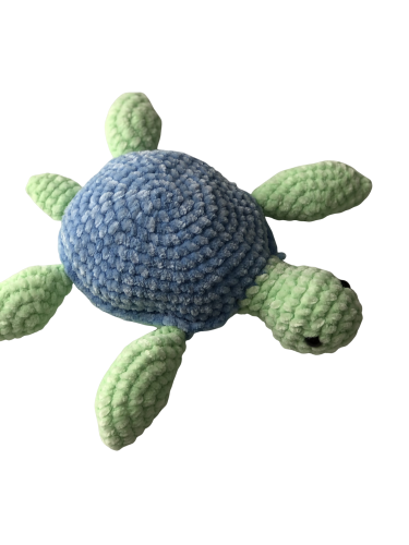 Znet3D Handmade Crochet Plush Turtle – Irresistibly Soft, Adorably Unique & Lovable, Made in the USA