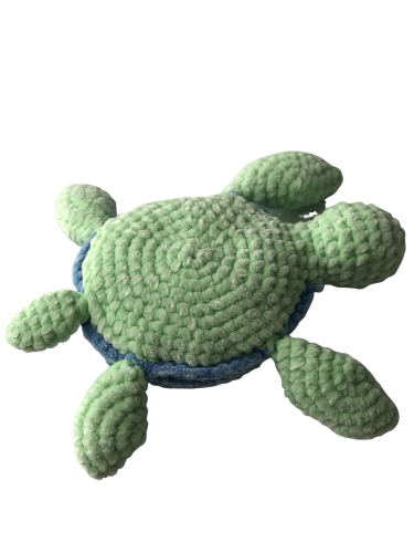Znet3D Handmade Crochet Plush Turtle – Irresistibly Soft, Adorably Unique & Lovable, Made in the USA