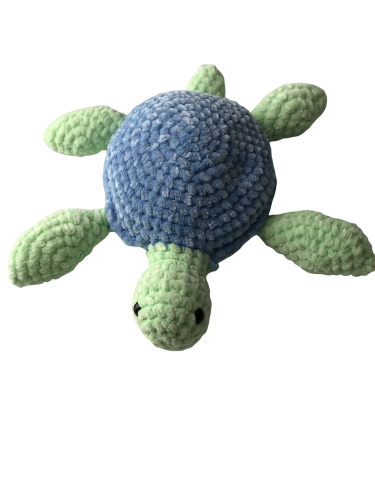 Znet3D Handmade Crochet Plush Turtle – Irresistibly Soft, Adorably Unique & Lovable, Made in the USA