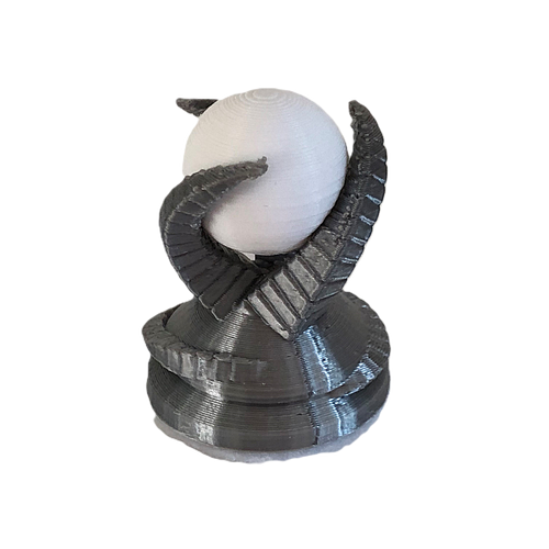 Alien Themed Chess Set – Beautifully designed pieces for an exotic out-of-this-world spin to a beloved game of chess – Silk Gold & Silk Silver With White & Black Jewels - (board not included) - Znet3D