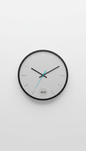 Minimalist Smart Wall Clock in Modern Steel